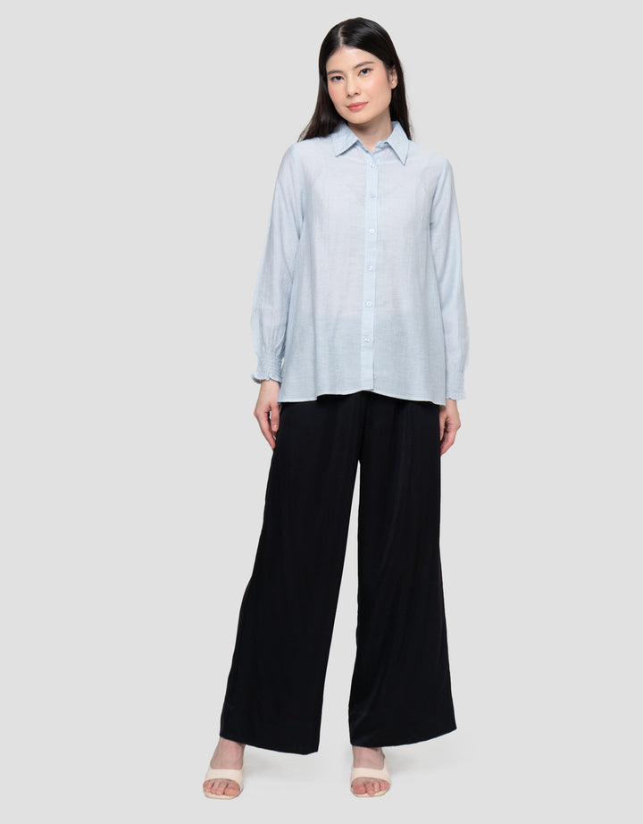 Connexion Lengan Smock Kemeja Wanita