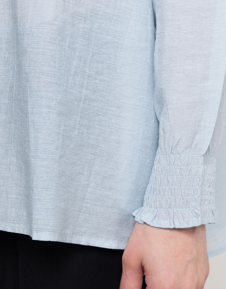 Connexion Lengan Smock Kemeja Wanita