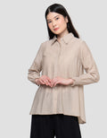 Connexion Lengan Smock Kemeja Wanita