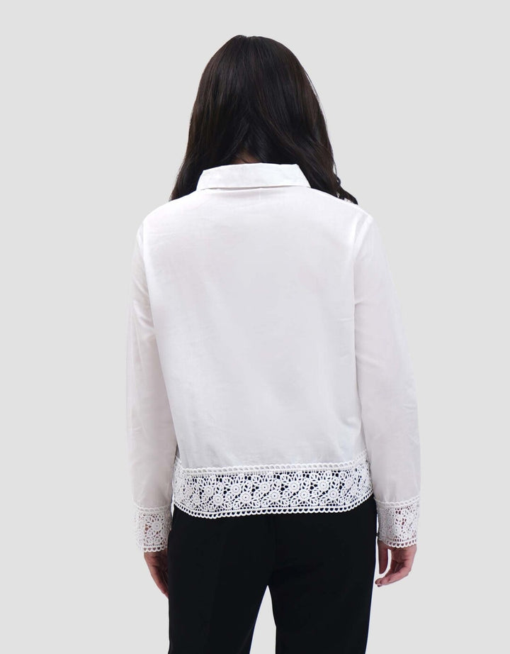 Connexion Crochet Relax Fit Kemeja Wanita