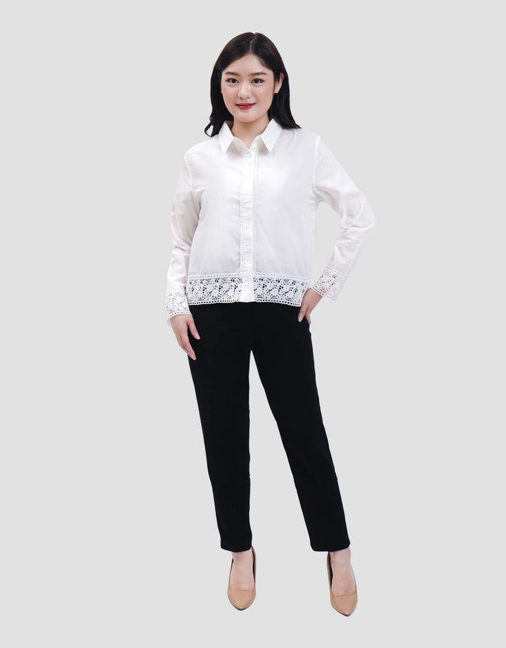 Connexion Crochet Relax Fit Kemeja Wanita