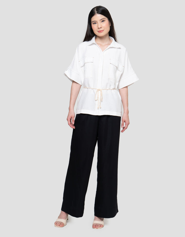 Connexion Loose With Robe Lnn Blend Kemeja Wanita