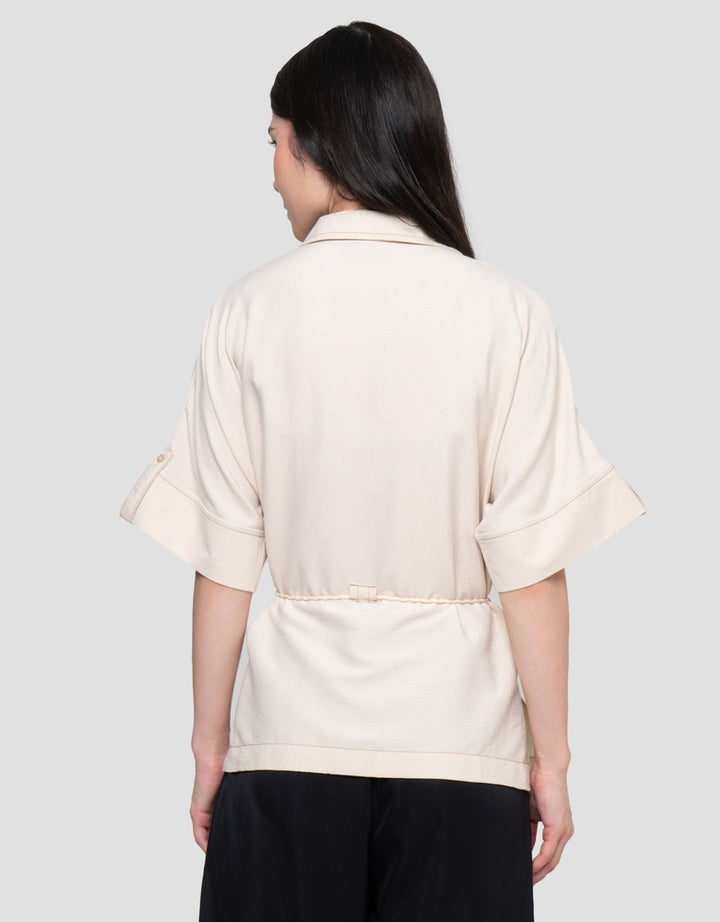 Connexion Loose With Robe Lnn Blend Kemeja Wanita