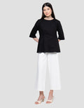 Connexion With Pleated Waist Slim Kemeja Wanita
