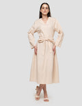 Connexion V-Neck With Bow Maxi Dress Wanita