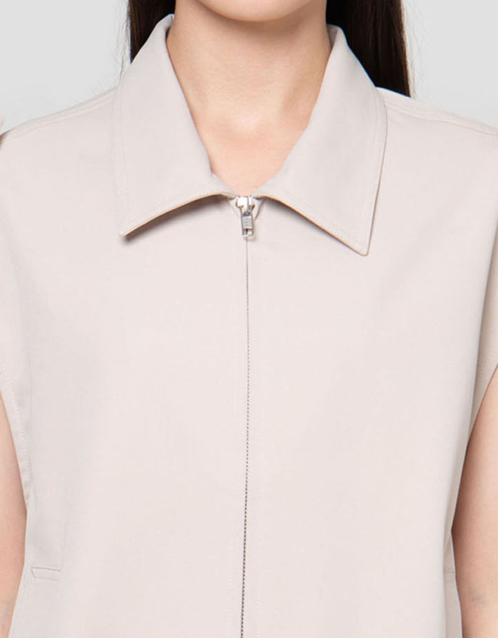 Connexion Crop Lycl Blend Loose Blazer Wanita