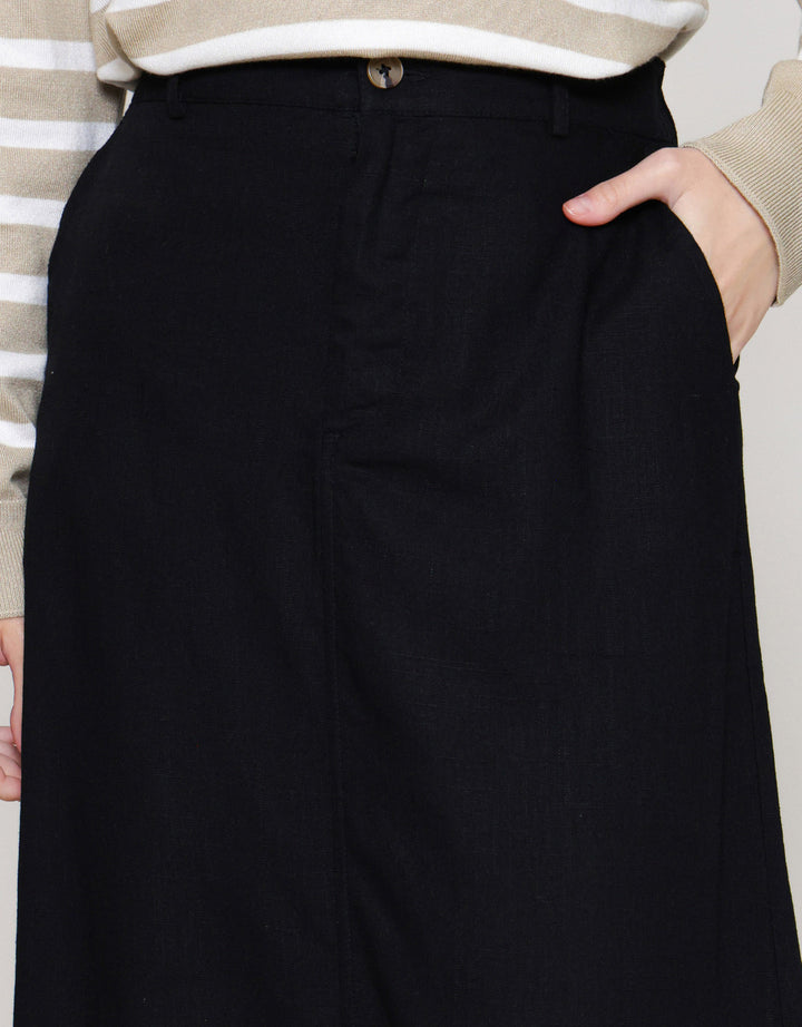 Connexion Straight W/Lining Rok Maxi Wanita