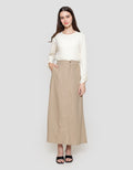 Connexion Straight W/Lining Rok Maxi Wanita