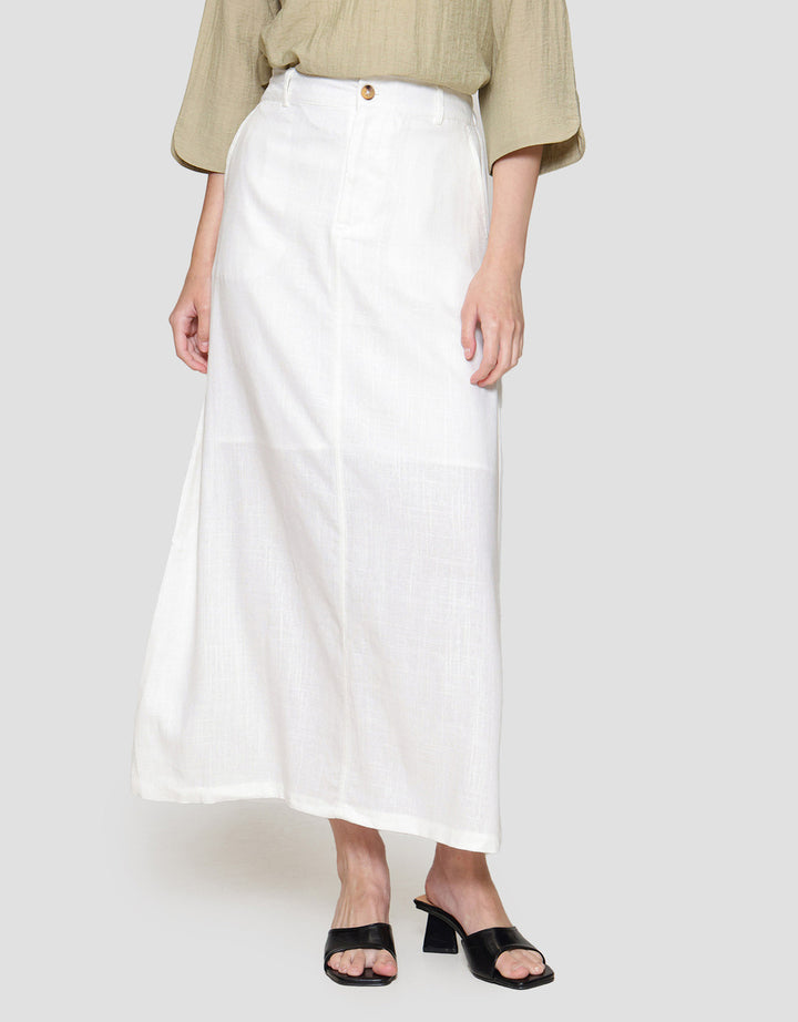 Connexion Straight W/Lining Rok Maxi Wanita