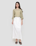 Connexion Straight W/Lining Rok Maxi Wanita