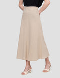 Connexion Klok Linen Blend A Line Rok Maxi Wanita