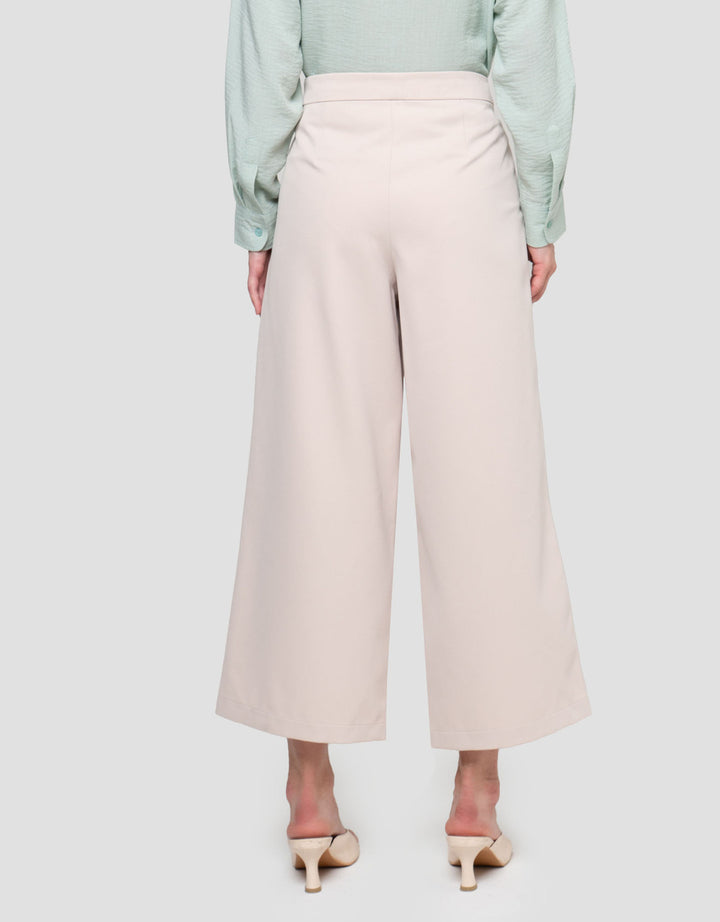 Connexion Matching Blend With Button Celana Kulot Wanita