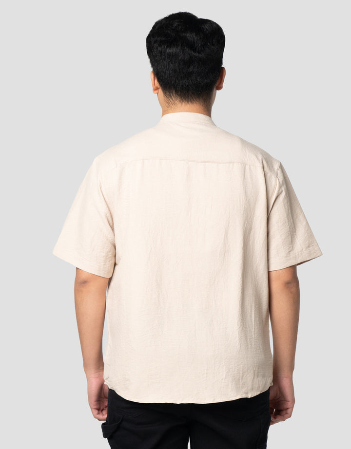 Nevada Viscose Crinckle Kemeja Koko Pria