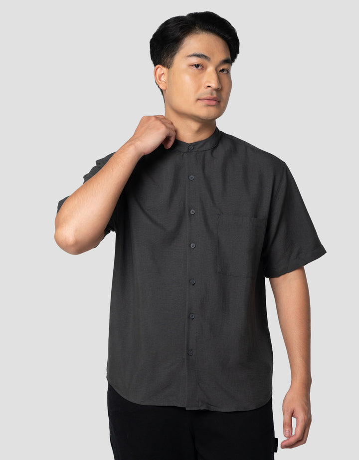 Nevada Viscose Crinckle Kemeja Koko Pria