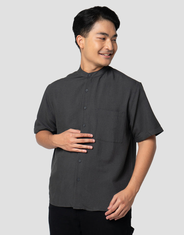 Nevada Viscose Crinckle Kemeja Koko Pria