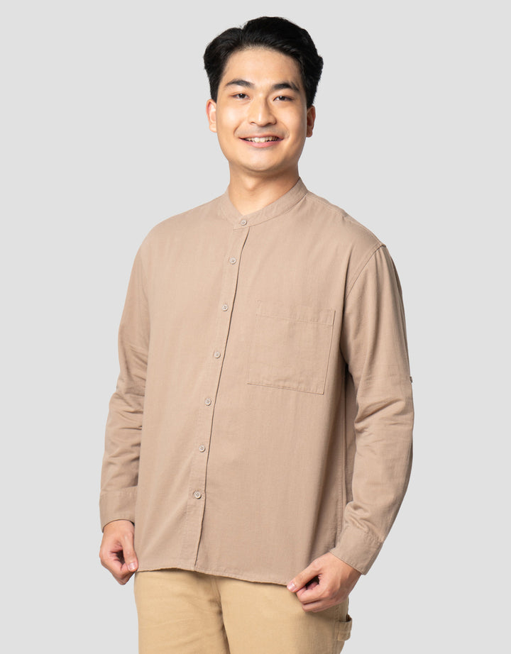 Nevada Twill - Roll Up Kemeja Koko Pria