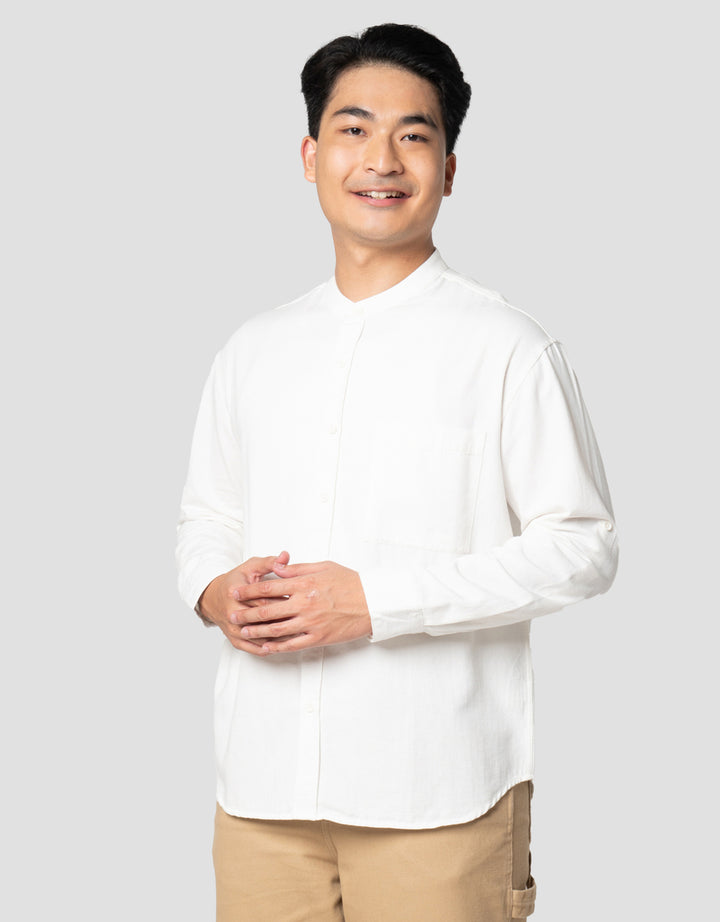 Nevada Twill - Roll Up Kemeja Koko Pria