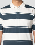 Nevada Stripe Collar Kaos Polo Pria