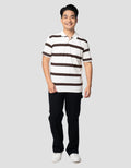 Nevada Stripe Kaos Polo Pria
