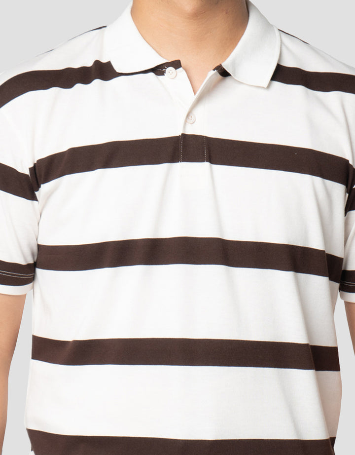 Nevada Stripe Kaos Polo Pria