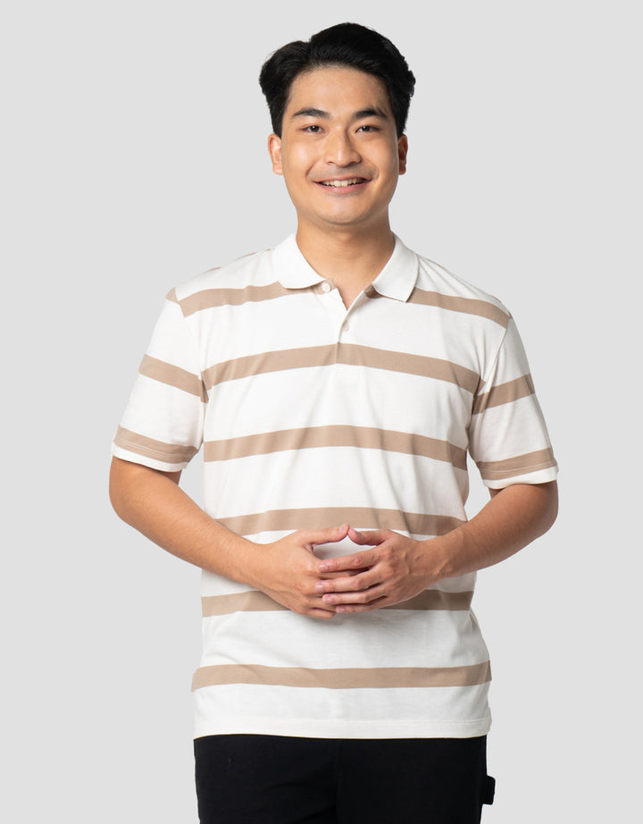 Nevada Stripe Kaos Polo Pria
