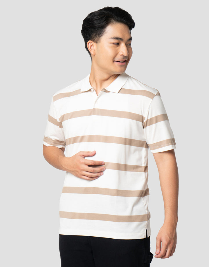 Nevada Stripe Kaos Polo Pria