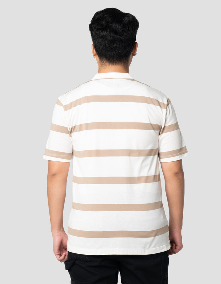 Nevada Stripe Kaos Polo Pria
