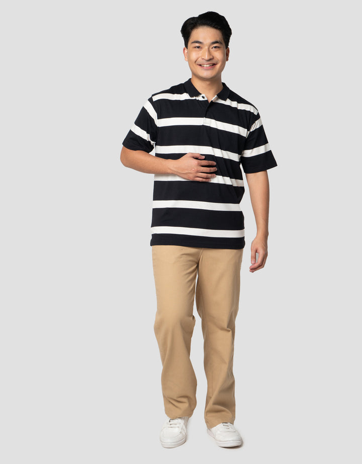 Nevada Stripe Reg Collar Kaos Polo Pria