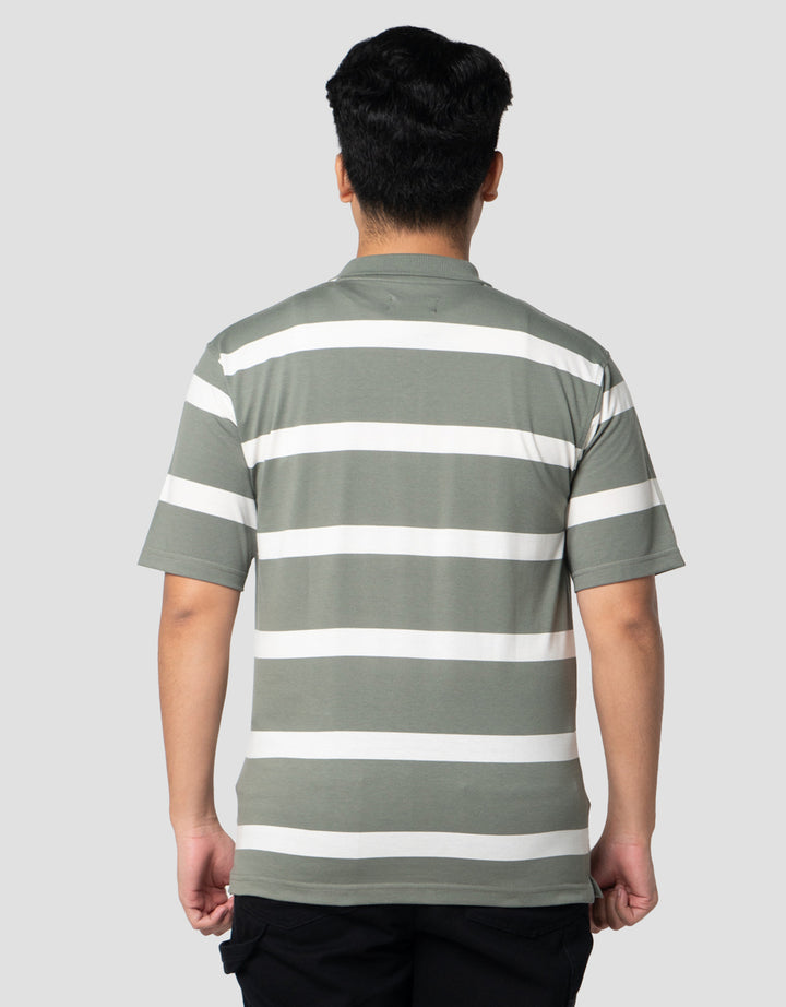 Nevada Stripe Reg Collar Kaos Polo Pria