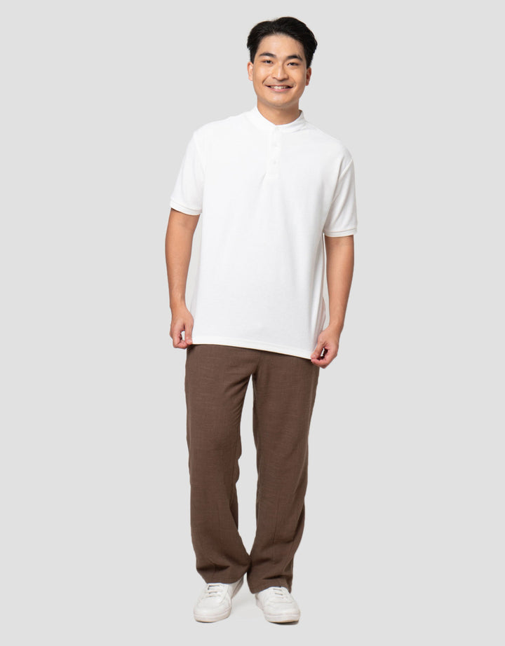 Nevada Texture - Shanghai Collar Kaos Polo Pria