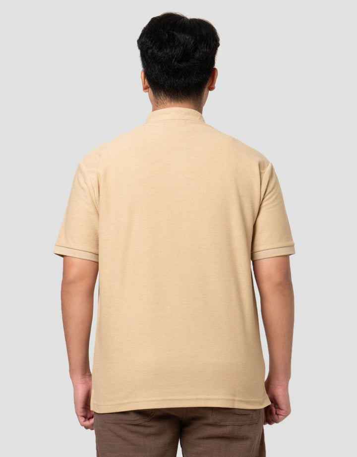 Nevada Texture - Shanghai Collar Kaos Polo Pria