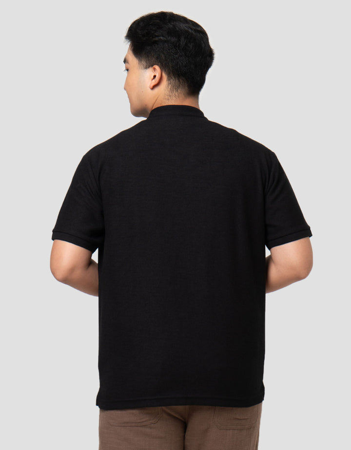 Nevada Texture - Shanghai Collar Kaos Polo Pria