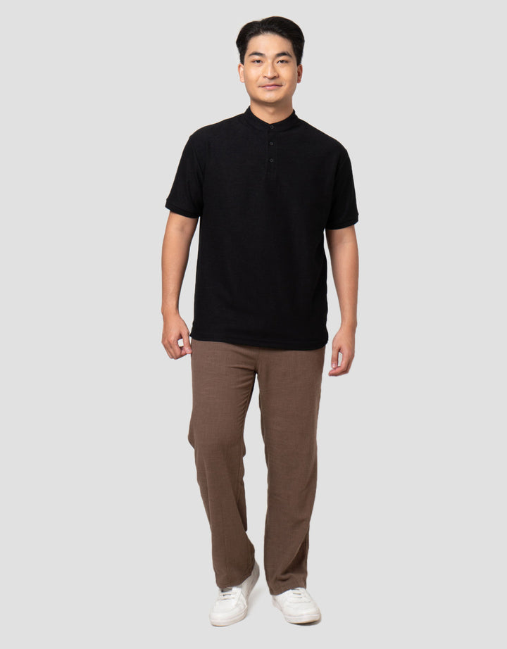 Nevada Texture - Shanghai Collar Kaos Polo Pria