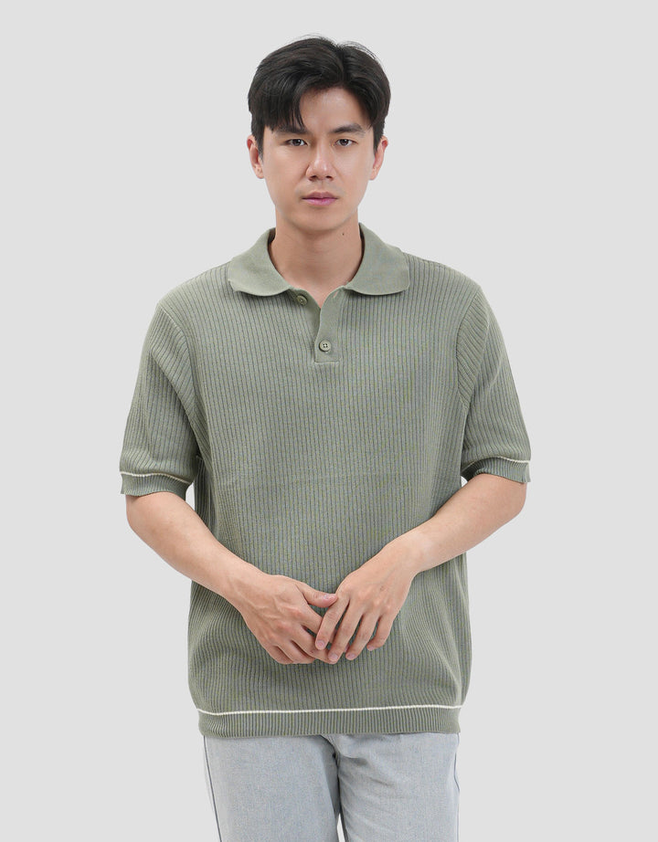 Nevada Flat Knit Reg Collar - Reg Fit Kaos Polo Pria