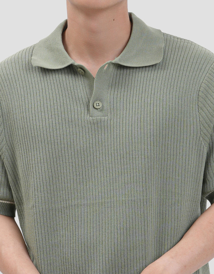 Nevada Flat Knit Reg Collar - Reg Fit Kaos Polo Pria
