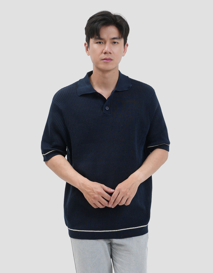Nevada Flat Knit Reg Collar - Reg Fit Kaos Polo Pria
