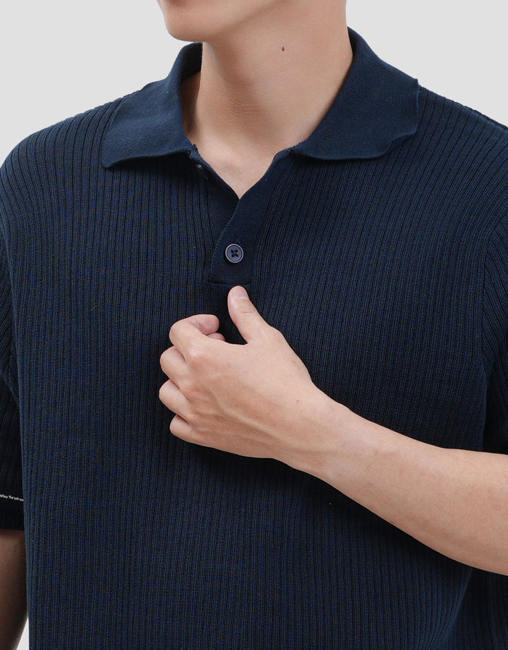Nevada Flat Knit Reg Collar - Reg Fit Kaos Polo Pria