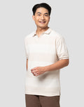 Nevada Stripe Texture Reg Kaos Polo Pria