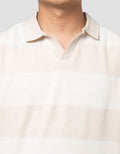 Nevada Stripe Texture Reg Kaos Polo Pria