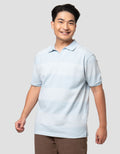 Nevada Stripe Texture Reg Kaos Polo Pria