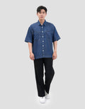 Nevada Double Pocket (6 Oz) Reg Collar - Boxy Fit Kemeja Denim Pria
