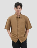 Nevada Paper Touch Reg Collar - Boxy Fit Kemeja Pria