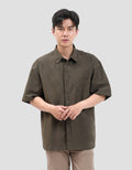 Nevada Paper Touch Reg Collar - Boxy Fit Kemeja Pria