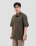 Nevada Paper Touch Reg Collar - Boxy Fit Kemeja Pria