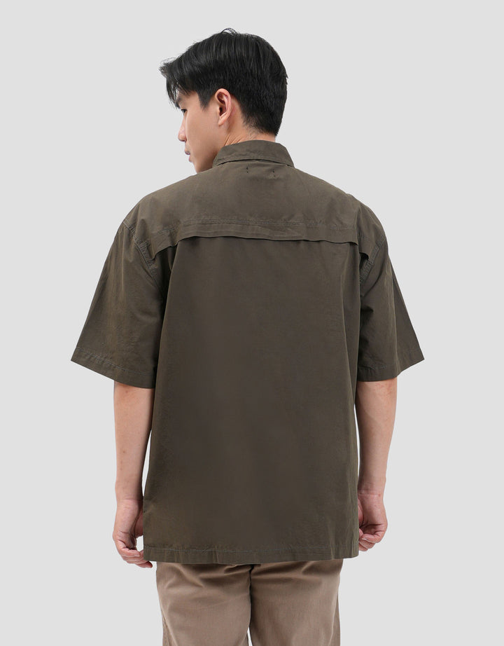 Nevada Paper Touch Reg Collar - Boxy Fit Kemeja Pria
