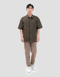 Nevada Paper Touch Reg Collar - Boxy Fit Kemeja Pria