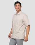 Nevada Twill Brushed Reg Collar - Reg Fit Kemeja Pria