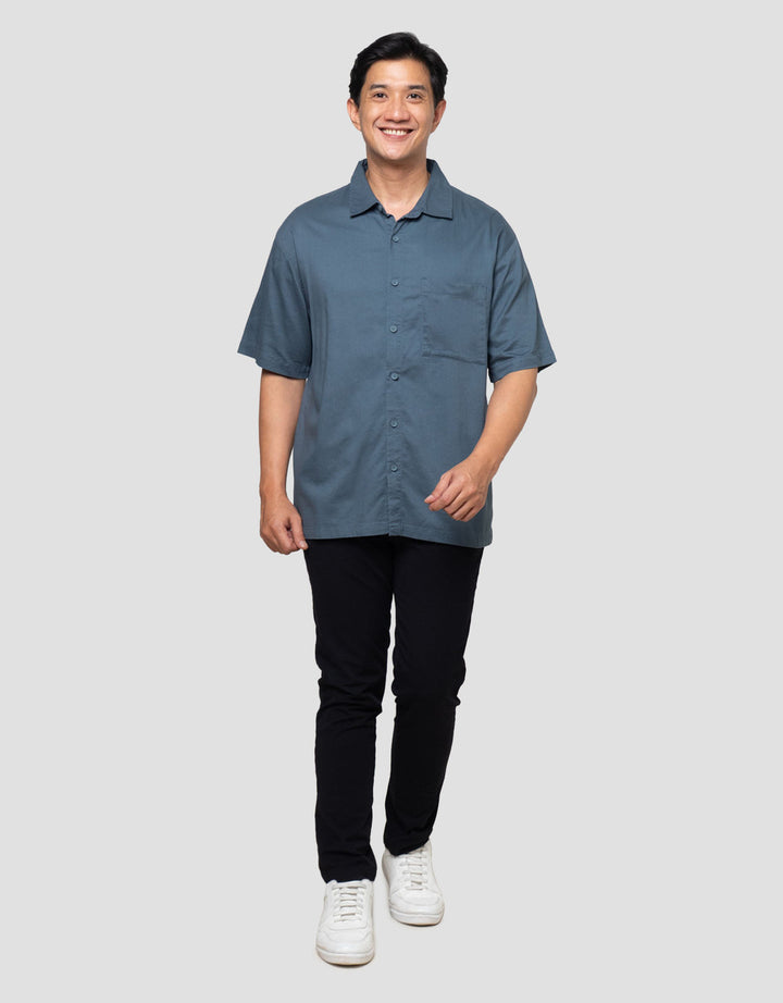 Nevada Twill Brushed Reg Collar - Reg Fit Kemeja Pria