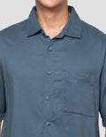 Nevada Twill Brushed Reg Collar - Reg Fit Kemeja Pria