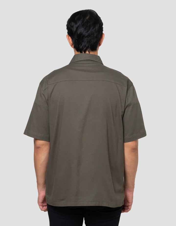 Nevada Twill Brushed Reg Collar - Reg Fit Kemeja Pria